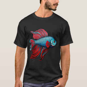 Camiseta Rojo y azul beta