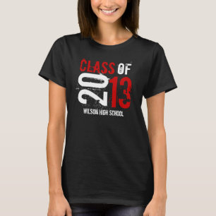 Camiseta Rojo y blanco - clase mayor de 2013