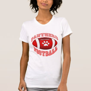 Camiseta Rojo y blanco del fútbol de las panteras