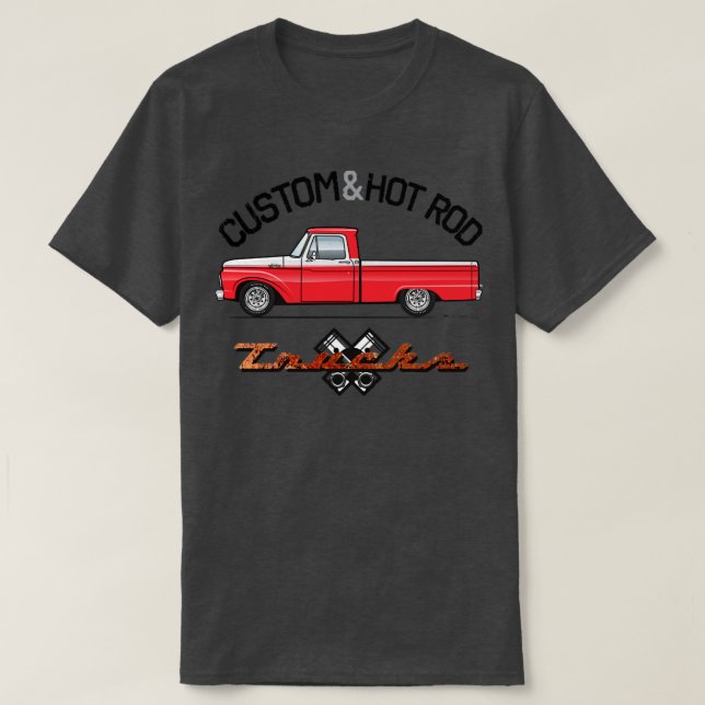 Camiseta Rojo y blanco personalizado (Diseño del anverso)