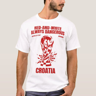 Camiseta Rojo y Blanco Siempre Peligroso