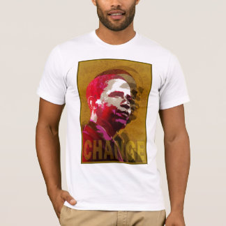 Camiseta Rojo y oro de Barack Obama Rasta