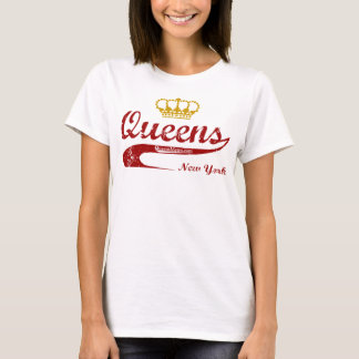 Camiseta Rojo y oro - Queens, New York City NYC