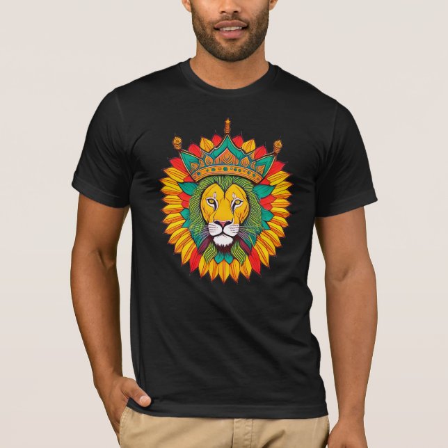Camiseta RokCloneDesigns 2024 Men's Lion T-Shirt (Anverso)
