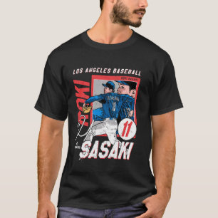 Camiseta Roki Sasaki  Los Ángeles D MLB Jugadores de Béisbo