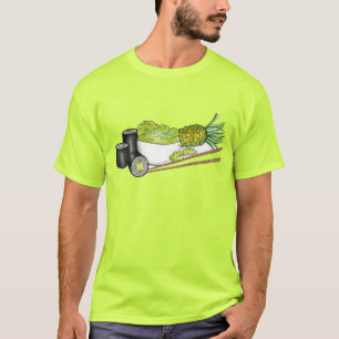 Camiseta Rol aguacate Wasabi Sushi cena japonesa
