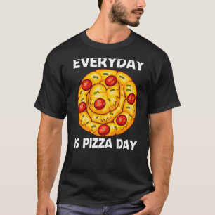 Camiseta Rol De Pizza Cute Para Hombres Pizza Comida