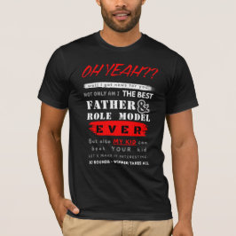 Camiseta Rol Modelo Humor oscuro Día del Padre