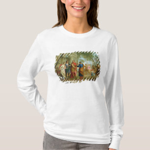 Camiseta Roland aprende del amor de la angélica y de Medor