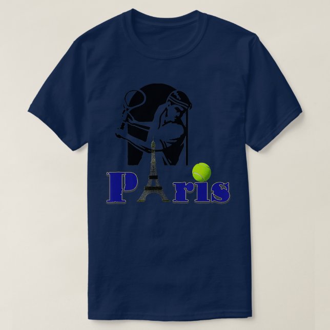 Camiseta Roland Garros Paris Tennis (Diseño del anverso)