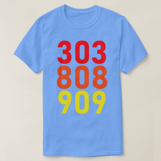 Camiseta Roland TB303 TR808 TR909 Beats (Diseño del anverso)
