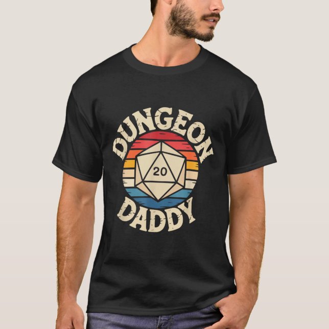 Camiseta Role Playing Gamer Dad Rpg Master Tabletop Funny R (Anverso)