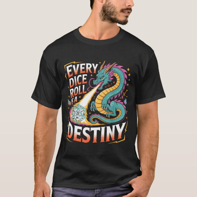 Camiseta Role Playing Gamer Rpg Master D20 Tabletop Funny R (Anverso)