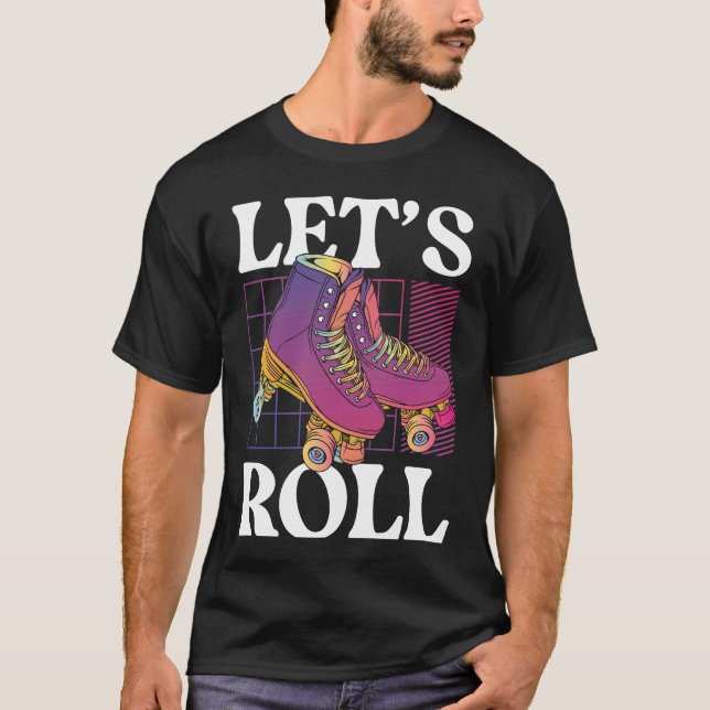 Camiseta Roll Backprint Skler Skating (Anverso)