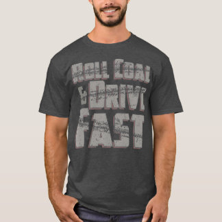 Camiseta Roll Coal Drive Fast Diesels Camiones para hombres