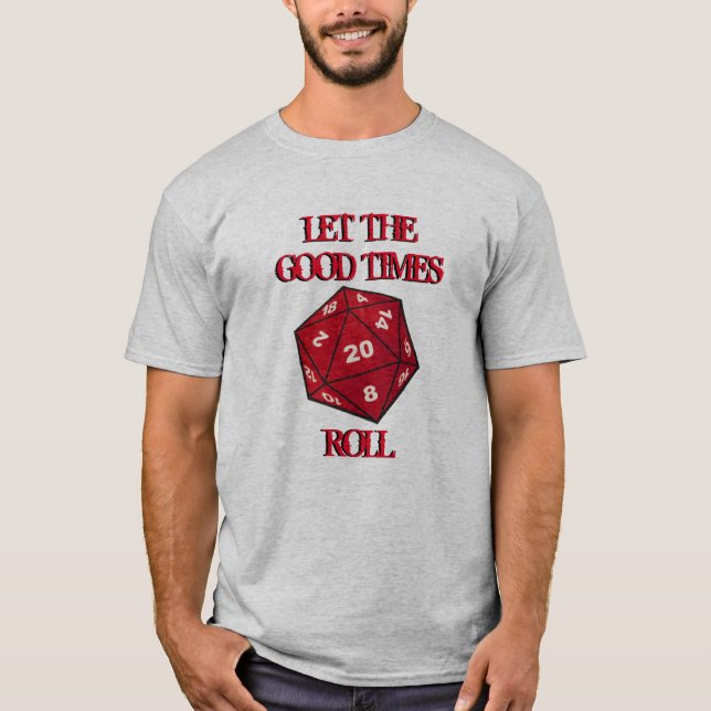 Camiseta Roll de D&D (Anverso)