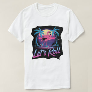 Camiseta Roll - Flamingo
