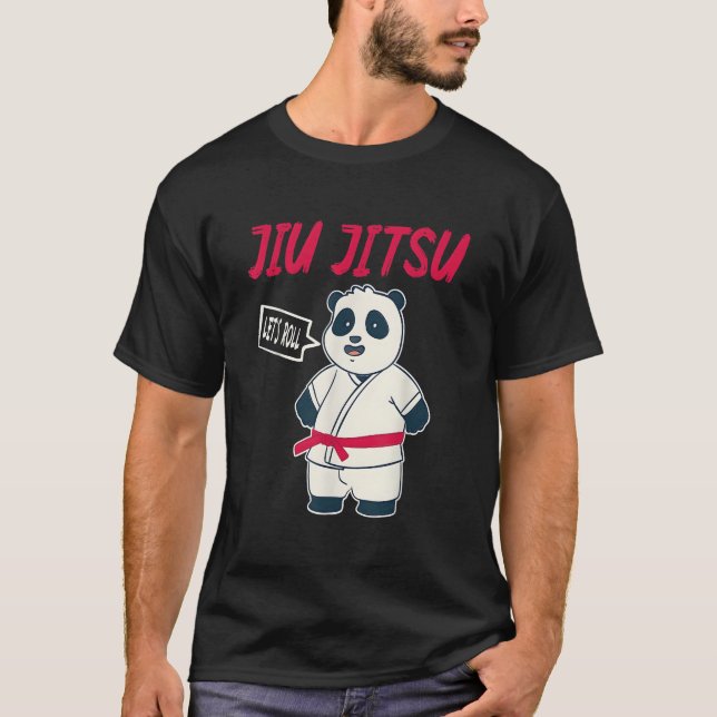 Camiseta Roll Jiu Jitsu Panda (Anverso)
