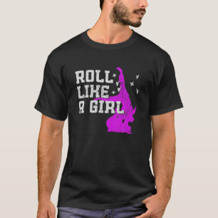 Camiseta Roll Like A Chica - Jiu-Jitsu brasileño