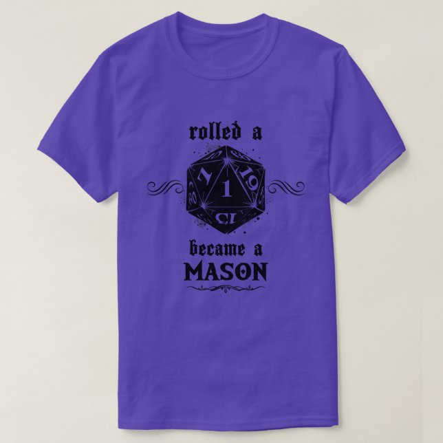 Camiseta Roll Mason desafortunado (Diseño del anverso)