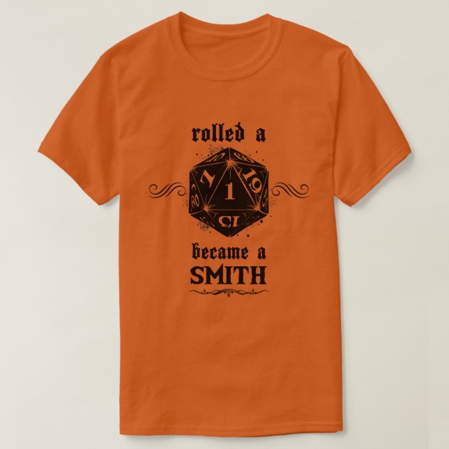 Camiseta Roll Smith, desafortunado (Diseño del anverso)
