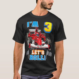 Camiseta Roll Soy el tercer niño de cumpleaños de la carrer