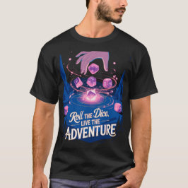 Camiseta Roll the dice, live the adventure - cave