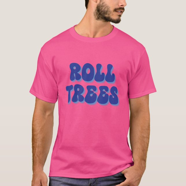 Camiseta roll trees Oversized (Anverso)