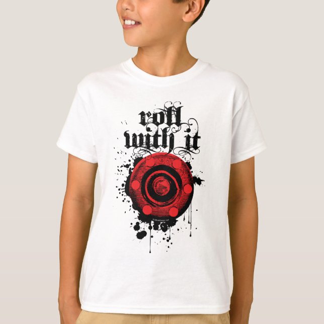 Camiseta Roll with It (rojo) (Anverso)