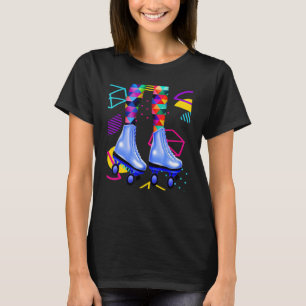 Camiseta Roller Chica Retro Roller Skate 70s 80s