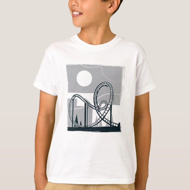 Camiseta Roller coaster (Anverso)