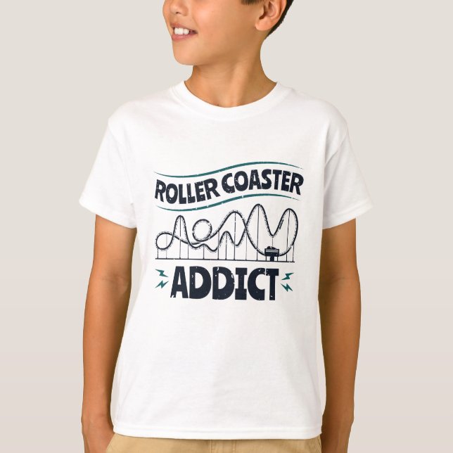 Camiseta Roller Coaster Addict (Anverso)