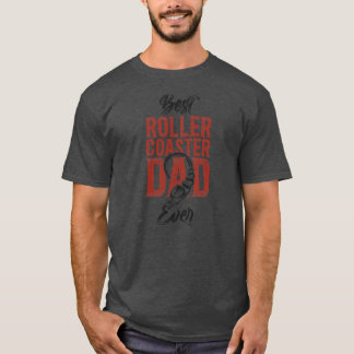 Camiseta Roller Coaster Dad Padre Vintage Mejor Roller
