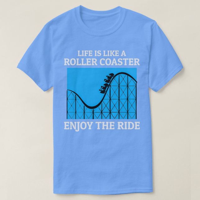 Camiseta Roller Coaster Divertido Park (Diseño del anverso)