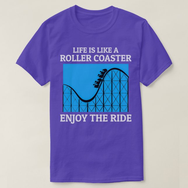 Camiseta Roller Coaster Divertido Park (Diseño del anverso)