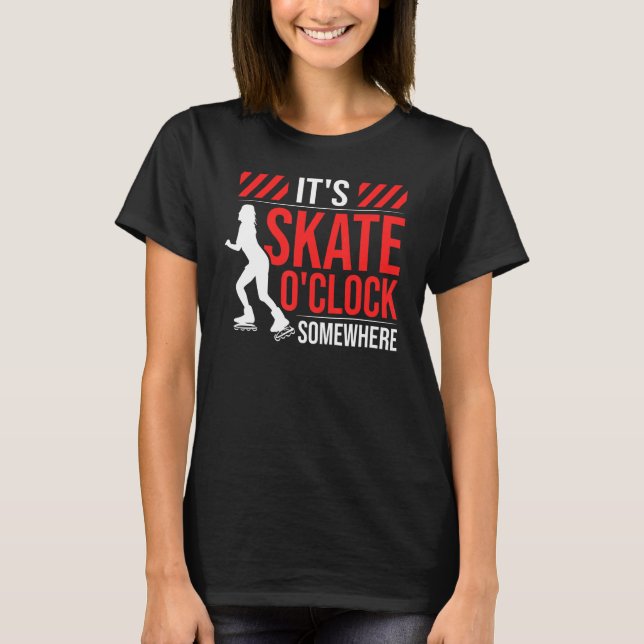 Camiseta Roller de patinaje de patinaje para patines de pat (Anverso)