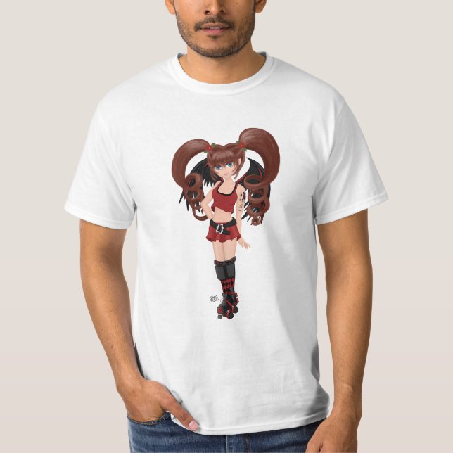 Camiseta Roller Derby Anime Fairy Skin (Anverso)