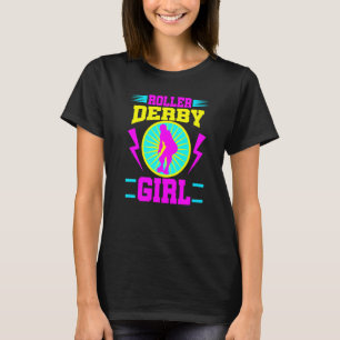 Camiseta Roller Derby Chica Roller Skate Jammer