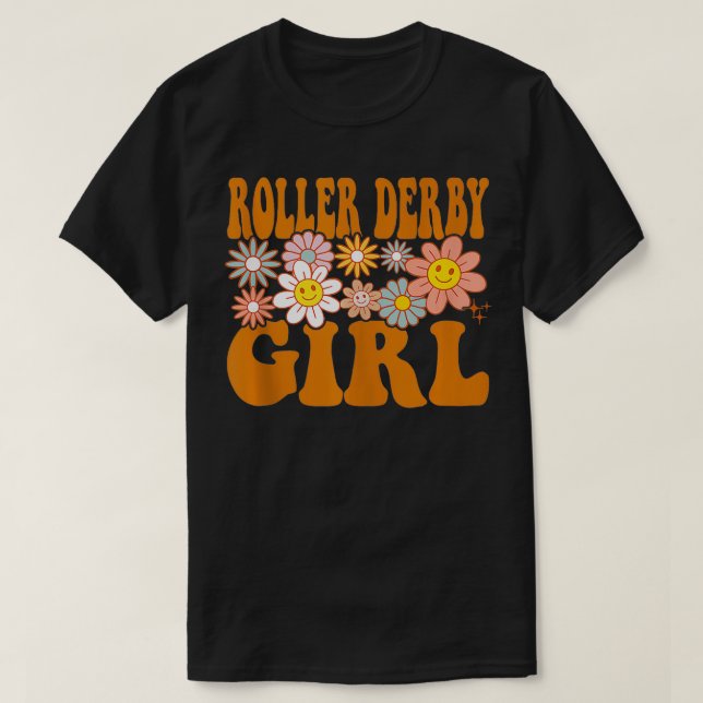 Camiseta Roller Derby Chica Skater Jammer Blocker Hobbyist (Diseño del anverso)