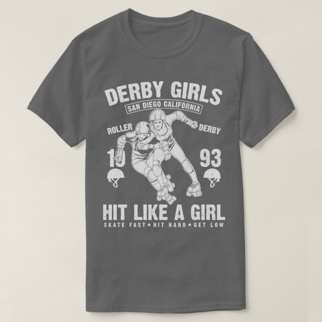 Camiseta Roller Derby Chicas (Diseño del anverso)
