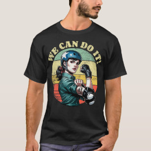 Camiseta Roller Derby Chicas pueden hacerlo derby 3