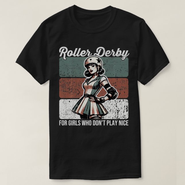 Camiseta Roller Derby Chicas Roller Derby (Diseño del anverso)