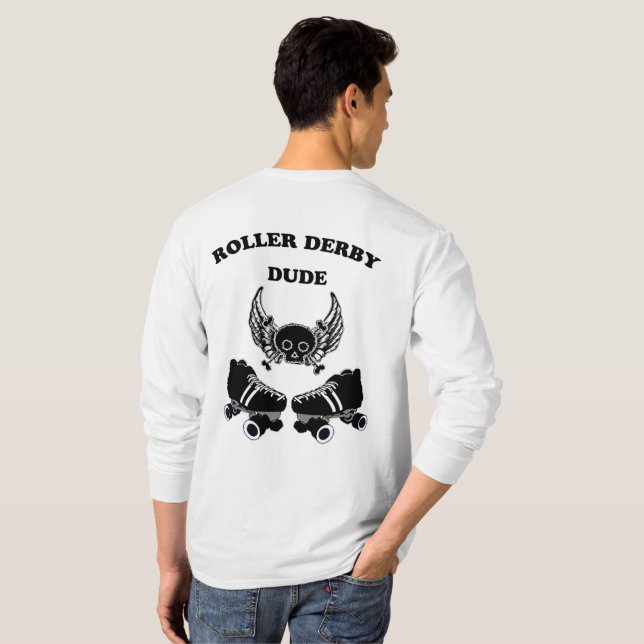 Camiseta Roller Derby Dude (Reverso completo)