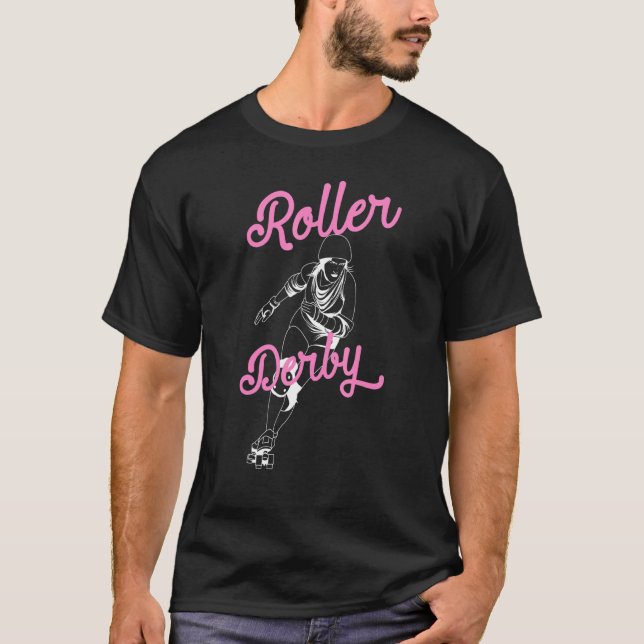 Camiseta Roller Derby Jugador Aprendiendo Patinaje (Anverso)