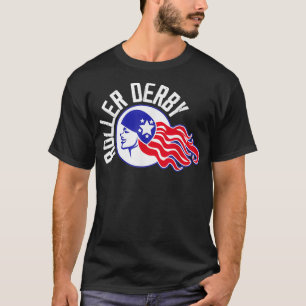 Camiseta Roller Derby Jugador Bandera Equipo de Patinaje de