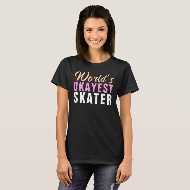 CAMISETA ROLLER DERBY OKAYEST SKATER T-SHIRT (Anverso completo)