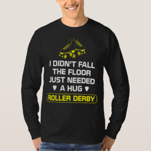 Camiseta Roller Derby Player Cae En El Equipo De Patinaje D