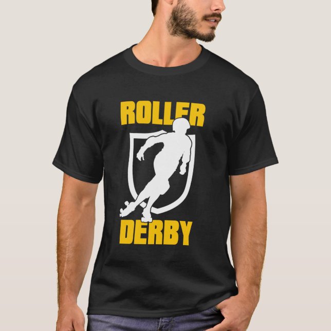 Camiseta Roller Derby Player Fast Skating Team (Anverso)