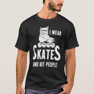 Camiseta Roller Derby Player Skates Skates Team