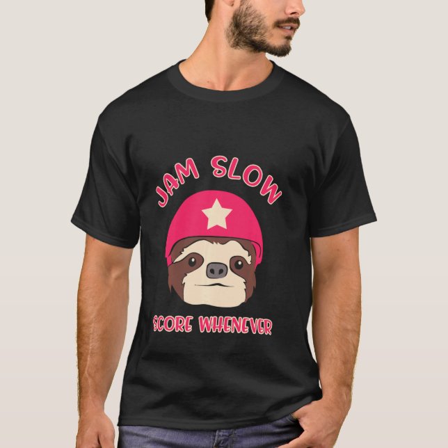 Camiseta Roller Derby Player Slow Skating Team (Anverso)